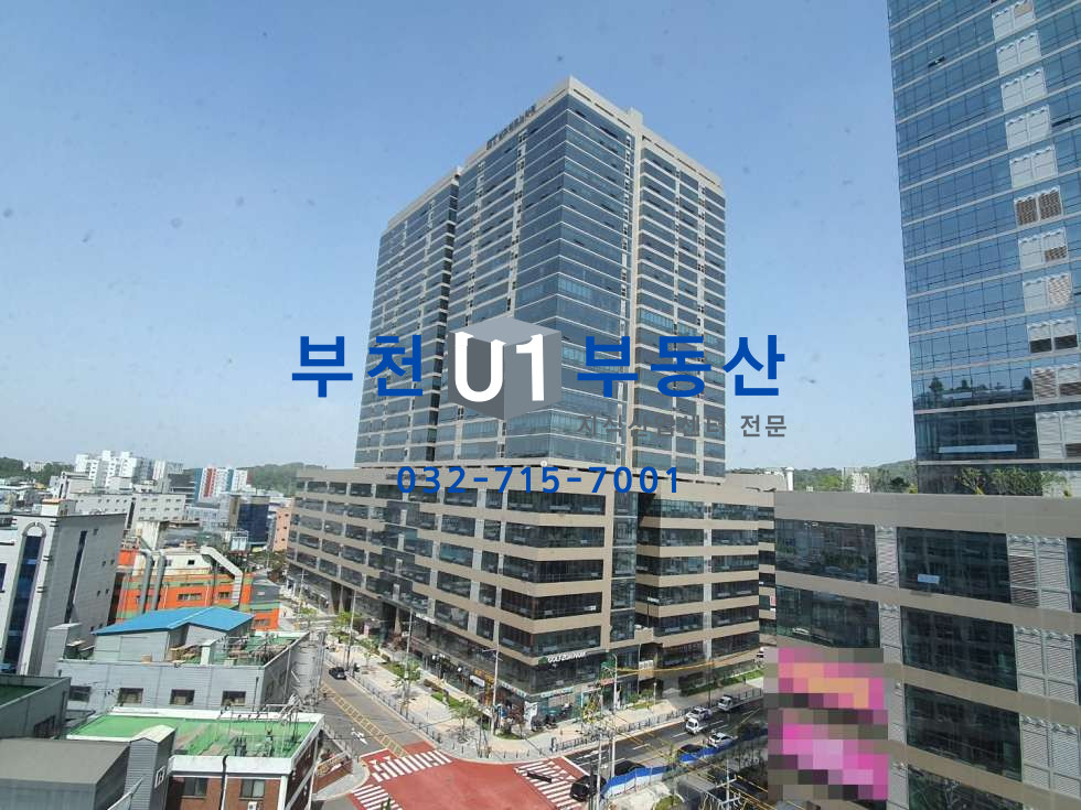 경기 부천원미구 춘의동 195 전용67평 , 54,800평 대형 지식산업센터 독점까페자리, 메인출입구 월세 매물번호 10496 사진 1